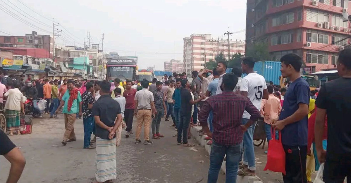 ঢাকা-ময়মনসিংহ মহাসড়কে ১২ ঘণ্টারও বেশি সময় ধরে তীব্র যানজট