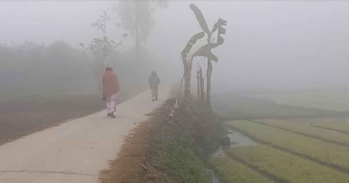 কুড়িগ্রামে তাপমাত্রা ১২ ডিগ্রি, শীতে বিপর্যস্ত জনজীবন