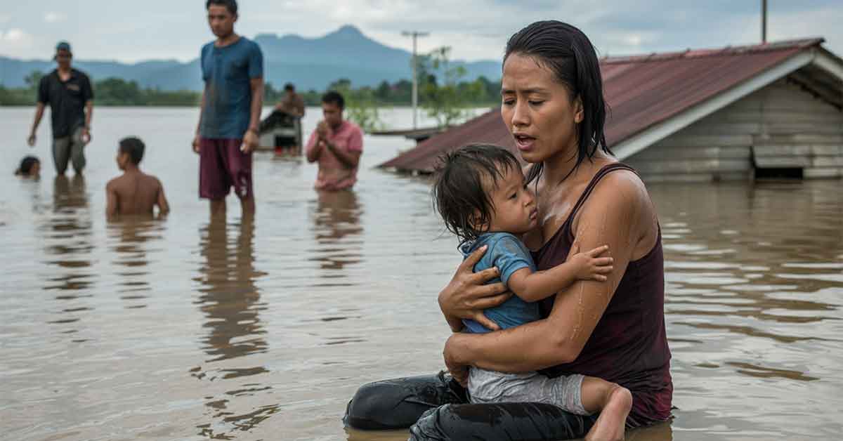 ইন্দোনেশিয়ায় বন্যায় ক্ষতিগ্রস্ত ১৪ লাখ মানুষ, মৃতের সংখ্যা ৫০০ ছাড়াল