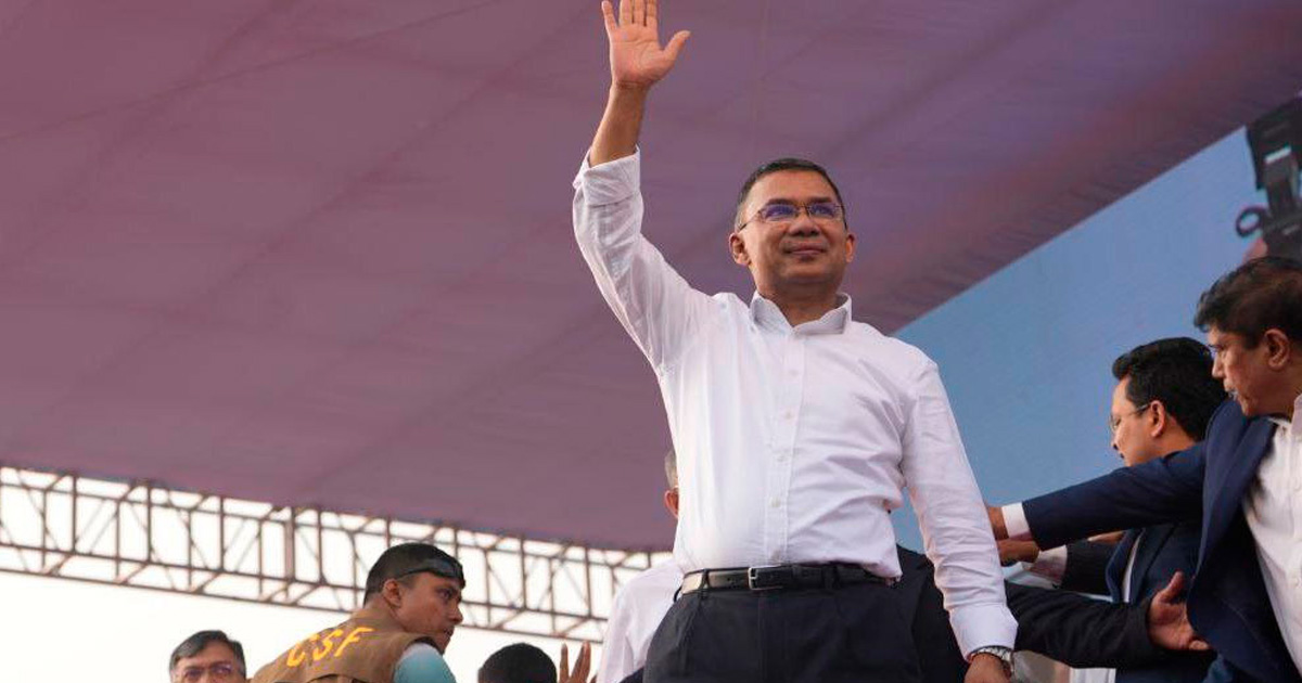 ঢাকায় আজ ৬ স্থানে তারেক রহমানের জনসভা